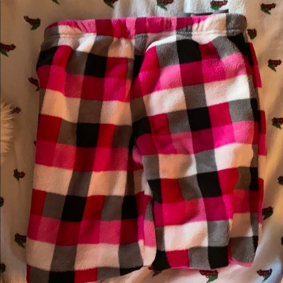 Pink black grey color block pajama pants - Picture 5 of 5